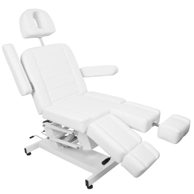 FOTEL KOSMETYCZNY ELEKTR. AZZURRO 706 PEDI 1 SILN. BIAŁY getfull 544