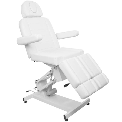 FOTEL KOSMETYCZNY ELEKTR. AZZURRO 706 PEDI 1 SILN. BIAŁY getfull 544