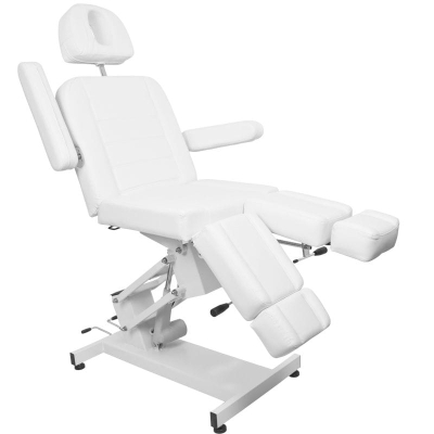 FOTEL KOSMETYCZNY ELEKTR. AZZURRO 706 PEDI 1 SILN. BIAŁY getfull 544