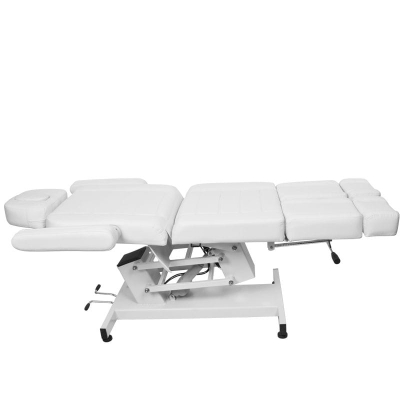 FOTEL KOSMETYCZNY ELEKTR. AZZURRO 706 PEDI 1 SILN. BIAŁY getfull 544