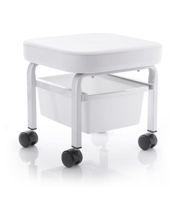 TABORET KOSMETYCZNY DO PEDICURE Z POJEMNIKIEM getfull 348