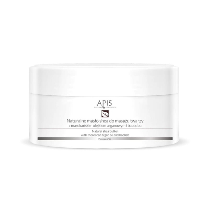 APIS Naturalne masło shea z olejkiem argan. do masażu twarzy 100g getfull 412