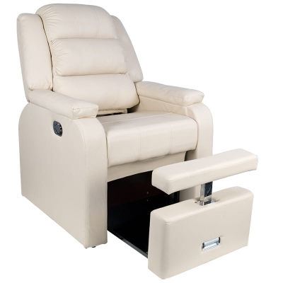 FOTEL SPA DO PEDICURE HILTON KREMOWY getfull 3736