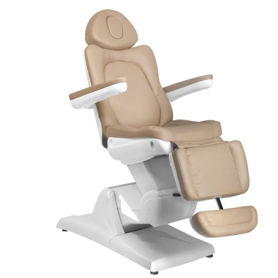 FOTEL KOSMETYCZNY ELEKTR. AZZURRO 870 3 SILN. CAPPUCCINO getfull 535