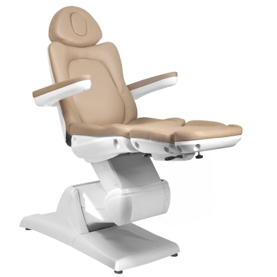 FOTEL KOSMETYCZNY ELEKTR. AZZURRO 870 3 SILN. CAPPUCCINO getfull 535