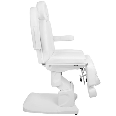 FOTEL KOSMETYCZNY ELEKTR. AZZURRO 708AS PEDI 3 SILN. BIAŁY getfull 543