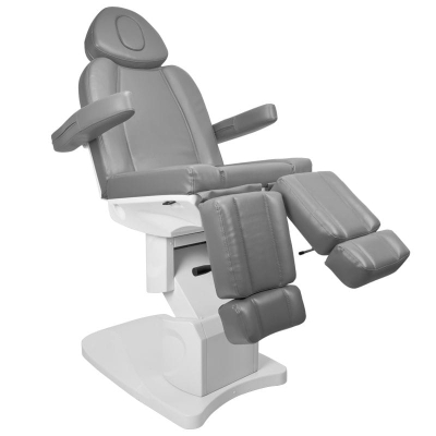 FOTEL KOSMETYCZNY ELEKTR. AZZURRO 708AS PEDI 3 SILN. SZARY getfull 596