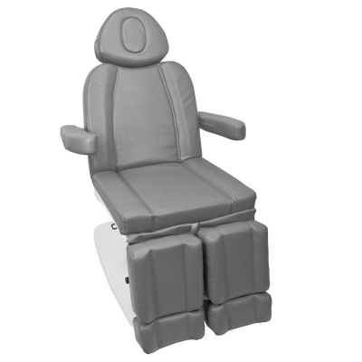 FOTEL KOSMETYCZNY ELEKTR. AZZURRO 708AS PEDI 3 SILN. SZARY getfull 596