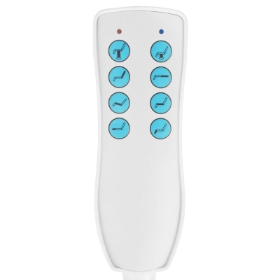FOTEL KOSMETYCZNY ELEKTR. AZZURRO 869A OBROTOWY 4 SILN. SZARY getfull 947