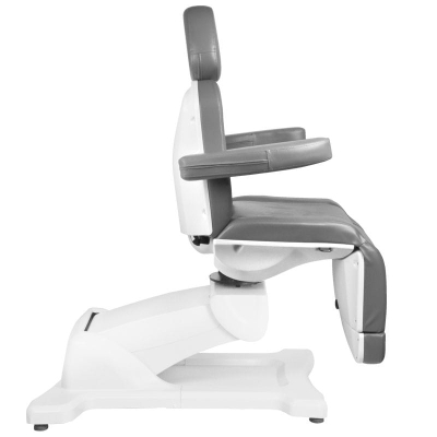FOTEL KOSMETYCZNY ELEKTR. AZZURRO 869A OBROTOWY 4 SILN. SZARY getfull 947