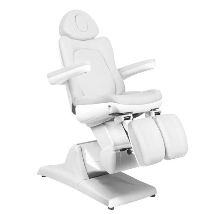 FOTEL KOSMETYCZNY ELEKTR. AZZURRO 870S PEDI 3 SILN. BIAŁY getfull 459