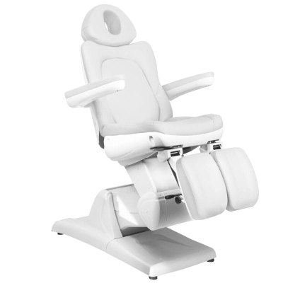FOTEL KOSMETYCZNY ELEKTR. AZZURRO 870S PEDI 3 SILN. BIAŁY getfull 459