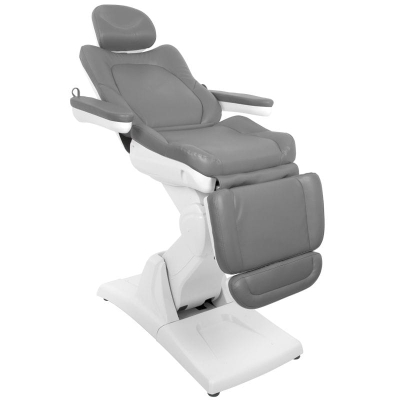 FOTEL KOSMETYCZNY ELEKTR. AZZURRO 870 3 SILN. SZARY getfull 534