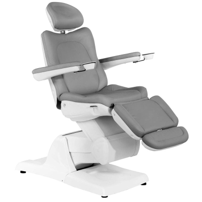 FOTEL KOSMETYCZNY ELEKTR. AZZURRO 870 3 SILN. SZARY getfull 534