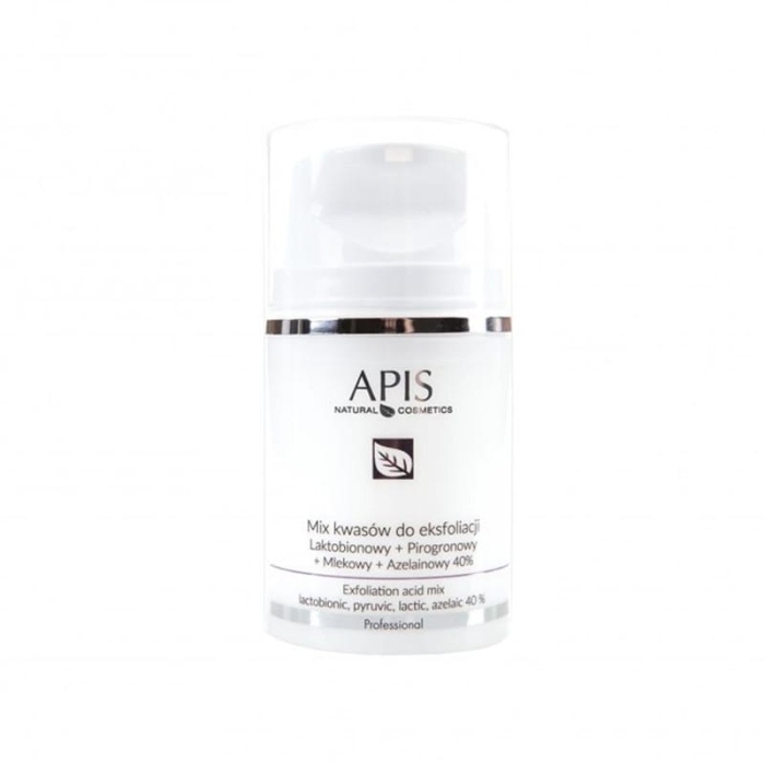 APIS Mix kwasów 40 % lakto. + proro. + mlek. + azel, 50ml getfull 1599
