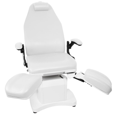 FOTEL PODOLOGICZNY ELEKTR. AZZURRO 709A 3 SILN. BIAŁY getfull 541
