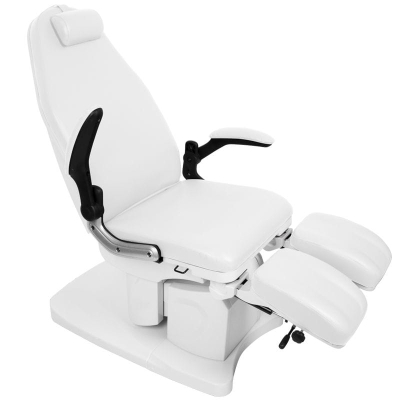 FOTEL PODOLOGICZNY ELEKTR. AZZURRO 709A 3 SILN. BIAŁY getfull 541