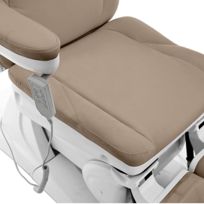 FOTEL KOSMETYCZNY ELEKTR. AZZURRO 870S PEDI 3 SILN. CAPPUCCINO getfull 538