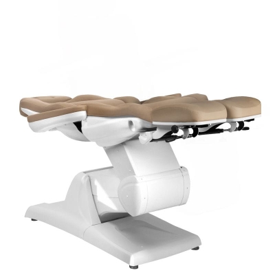 FOTEL KOSMETYCZNY ELEKTR. AZZURRO 870S PEDI 3 SILN. CAPPUCCINO getfull 538
