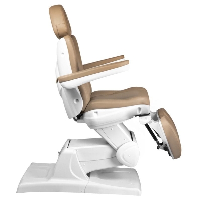 FOTEL KOSMETYCZNY ELEKTR. AZZURRO 870S PEDI 3 SILN. CAPPUCCINO getfull 538
