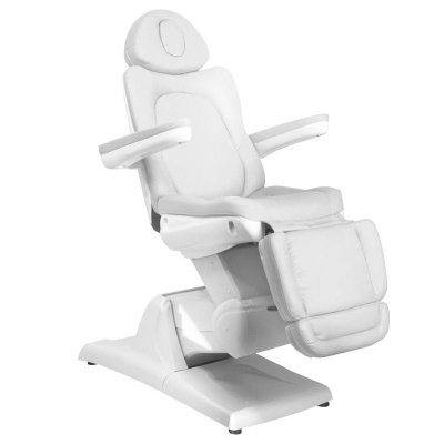 FOTEL KOSMETYCZNY ELEKTR. AZZURRO 870 3 SILN. BIAŁY getfull 536