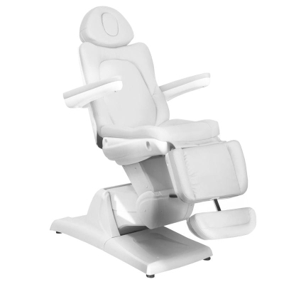 FOTEL KOSMETYCZNY ELEKTR. AZZURRO 870 3 SILN. BIAŁY getfull 536
