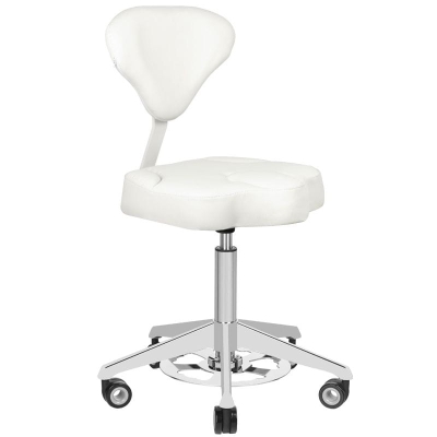 TABORET KOSMETYCZNY AZZURRO 156F BUMP-UP BIAŁY getfull 1123