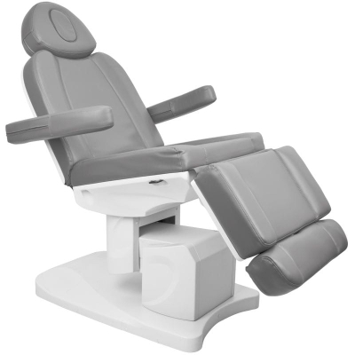 FOTEL KOSMETYCZNY ELEKTR. AZZURRO 708A 4 SILN. SZARY getfull 3845
