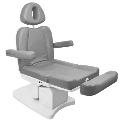 FOTEL KOSMETYCZNY ELEKTR. AZZURRO 708A 4 SILN. SZARY getfull 3845