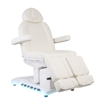 FOTEL KOSMETYCZNY ELEKTR. AZZURRO 708BS PEDI PRO EXCLUSIVE 3 SILN. PODGRZEWANY getfull 2063
