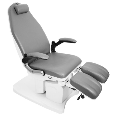 FOTEL PODOLOGICZNY ELEKTR. AZZURRO 709A 3 SILN. SZARY getfull 539