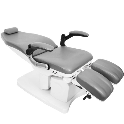 FOTEL PODOLOGICZNY ELEKTR. AZZURRO 709A 3 SILN. SZARY getfull 539