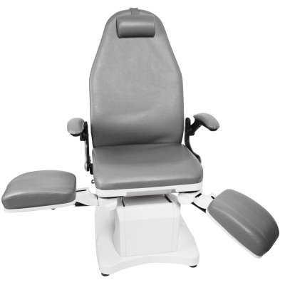 FOTEL PODOLOGICZNY ELEKTR. AZZURRO 709A 3 SILN. SZARY getfull 539