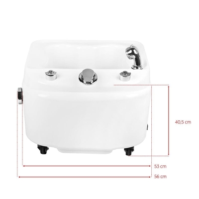 BRODZIK AZZURRO DO PEDICURE Z HYDROMASAŻEM A023 getfull 3560
