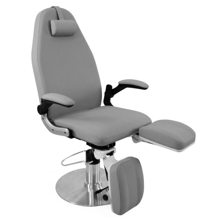 FOTEL PODOLOGICZNY HYDRAULICZNY AZZURRO 713A SZARY getfull 695