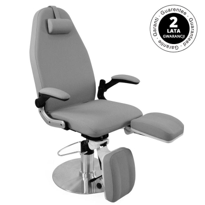 FOTEL PODOLOGICZNY HYDRAULICZNY AZZURRO 713A SZARY getfull 695