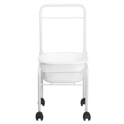 BRODZIK DO PEDICURE NA KÓŁKACH BIAŁY getfull 1695