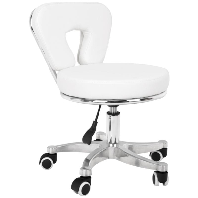 TABORET KOSMETYCZNY DO PEDICURE 9266 BIAŁY getfull 272