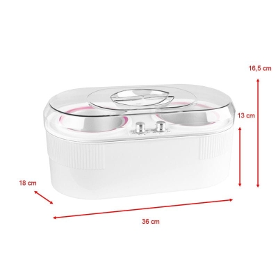PODGRZEWACZ WOSKU PUSZKA 2W1 400ML + 800ML 350W getfull 699