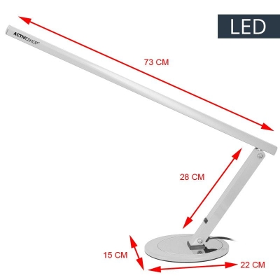 LAMPA NA BIURKO SLIM LED ALUMINIUM getfull 233