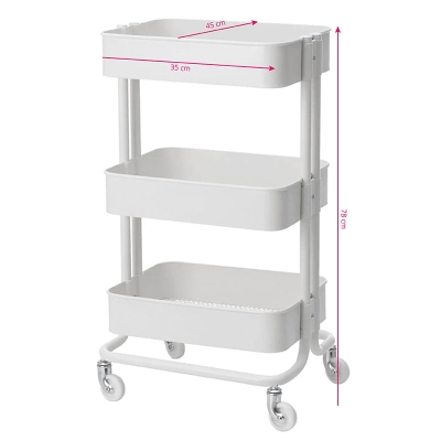 Metalowy Pomocnik Kosmetyczny HS-05 Biały