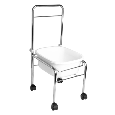 BRODZIK DO PEDICURE NA KÓŁKACH CHROM getfull 3579