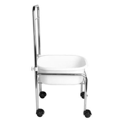 BRODZIK DO PEDICURE NA KÓŁKACH CHROM getfull 3579