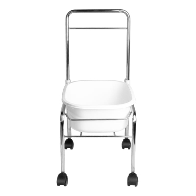 BRODZIK DO PEDICURE NA KÓŁKACH CHROM getfull 3579