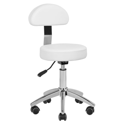 TABORET KOSMETYCZNY DO PEDICURE 304P BIAŁY getfull 1383