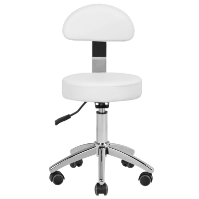 TABORET KOSMETYCZNY DO PEDICURE 304P BIAŁY getfull 1383