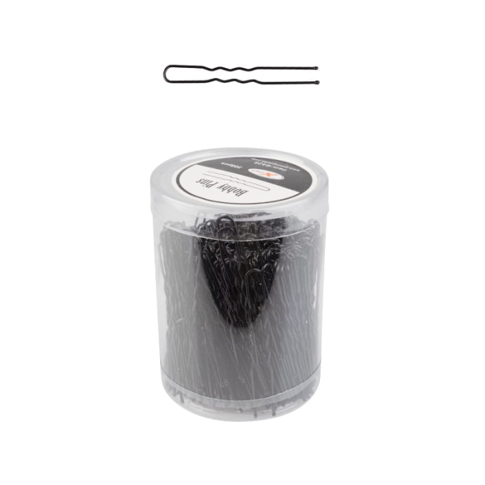 KOKÓWKI FRYZJERSKIE DO WŁOSÓW E-65 300 SZT. 6 CM CZARNE getfull 3524