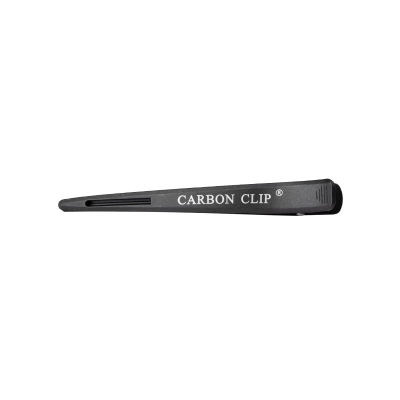 KLAMRY FRYZJERSKIE DO WŁOSÓW CARBON E-15 6 SZT. 11,5 CM CZARNE getfull 3183