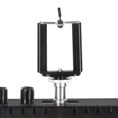 LAMPA PIERŚCIENIOWA RING LIGHT 18"" 48W LED CZARNA + STATYW getfull 961