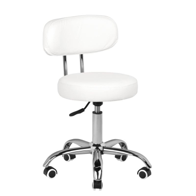 TABORET KOSMETYCZNY DO PEDICURE A-007 BIAŁY getfull 957